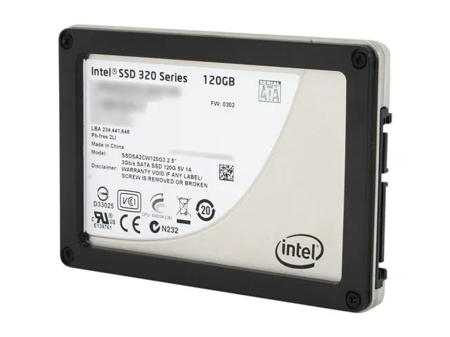 Intel Intel 320 Series 120GB 2.5" SATA internal SSD SSDSA2CW120G310 — photo du produit