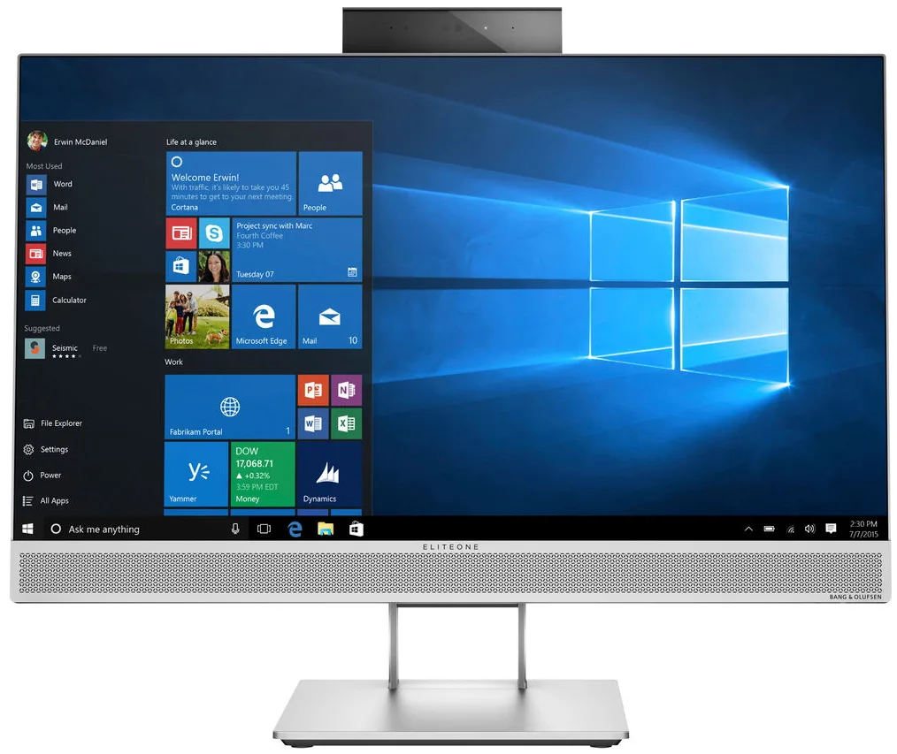 HP HP EliteOne 800 G4 AIO J1-800G4AA01 Intel Core i5-8500 16GB DDR4 525GB SSD 23.8" all-in-one PC — снимка на продукта