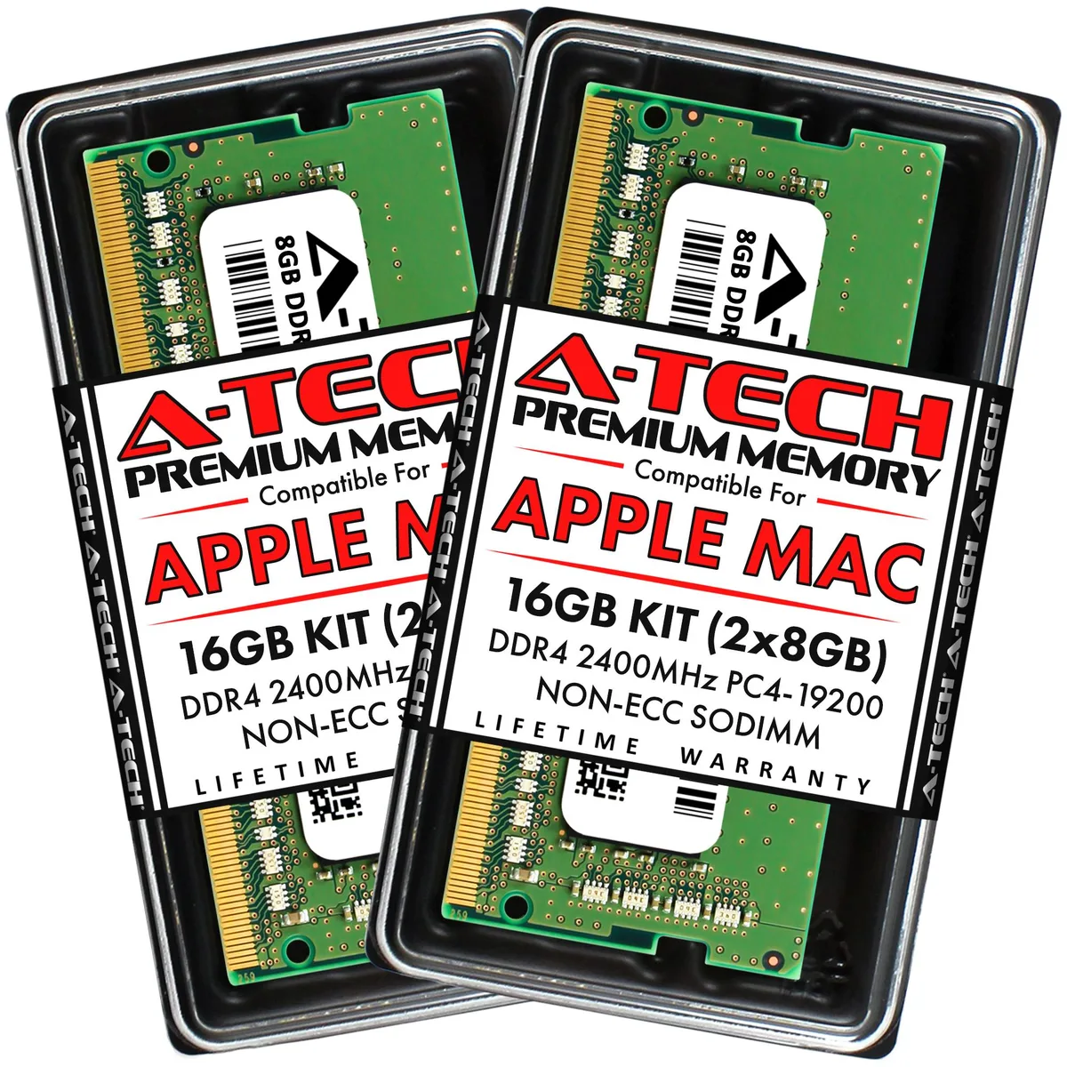 A-Tech A-Tech 16GB (2x8GB) DDR4 2400 SODIMM 260-Pin memory upgrade for iMac Mid 2017 2019 — produktbild