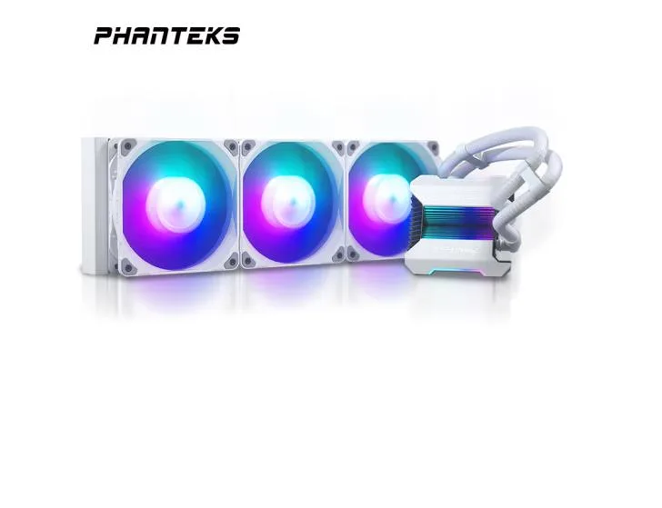 Phanteks Phanteks Glacier One 360 M25 A-RGB White liquid cooler — photo du produit