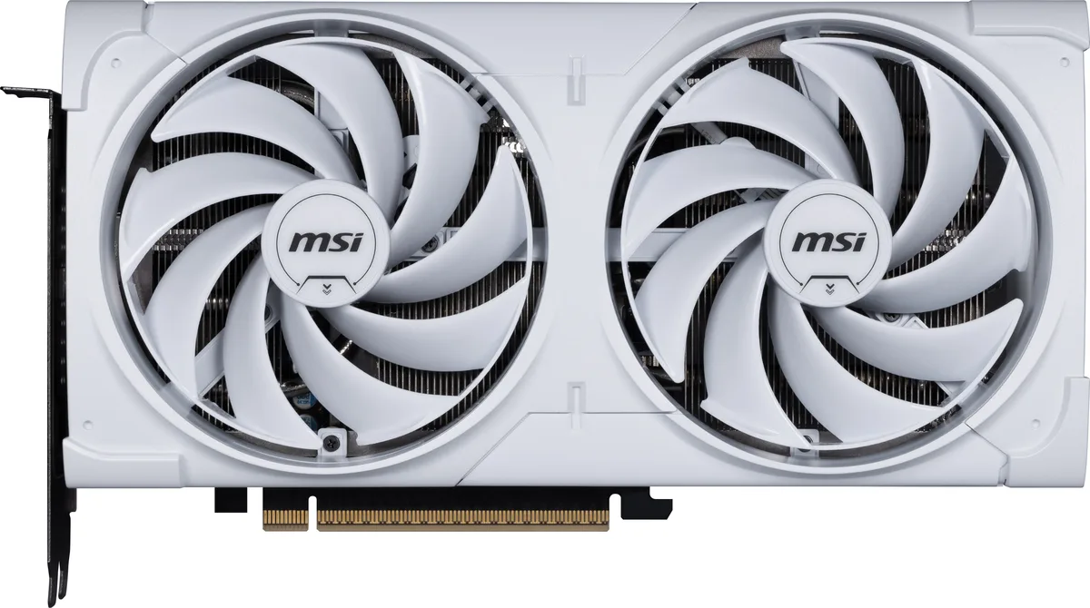 MSI MSI RTX 5070 12G VENTUS 2X OC WHITE graphics card — product photo