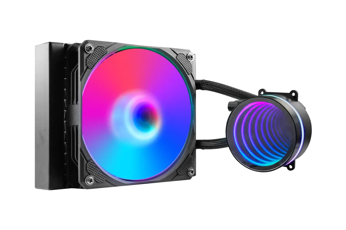 PANO-MOUNTS PANO-MOUNTS 120mm AIO Liquid Cooler ARGB PWM Infinite Mirror AM5 AM4 LGA1700 — photo du produit