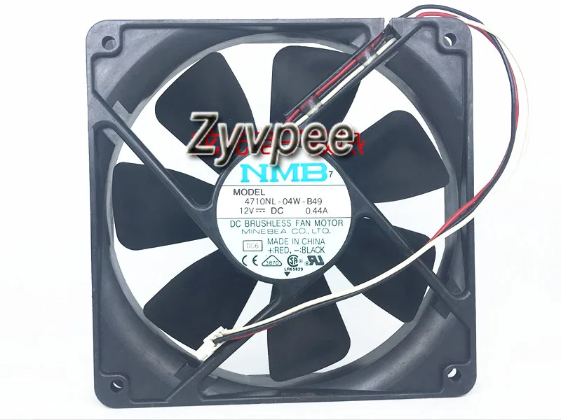 OEM Industries OEM Industries 4710NL-04W-B49 120mm 12V .44A 3-Wire CPU cooler — photo du produit