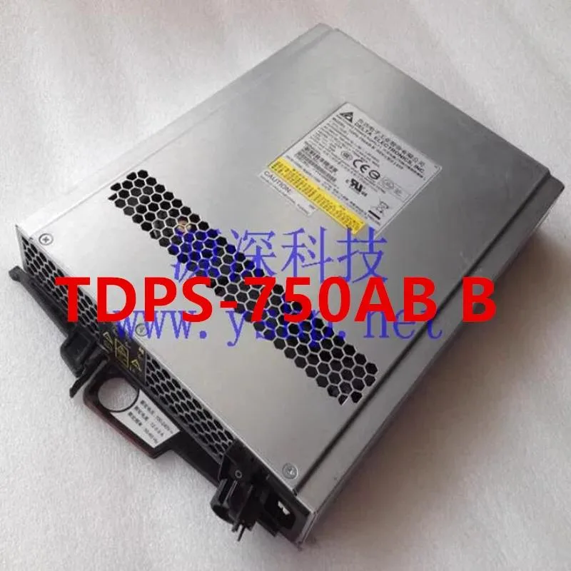 NETAPP DS2446 750W power supply unit, silver metal rectangular box with fan grille and label
