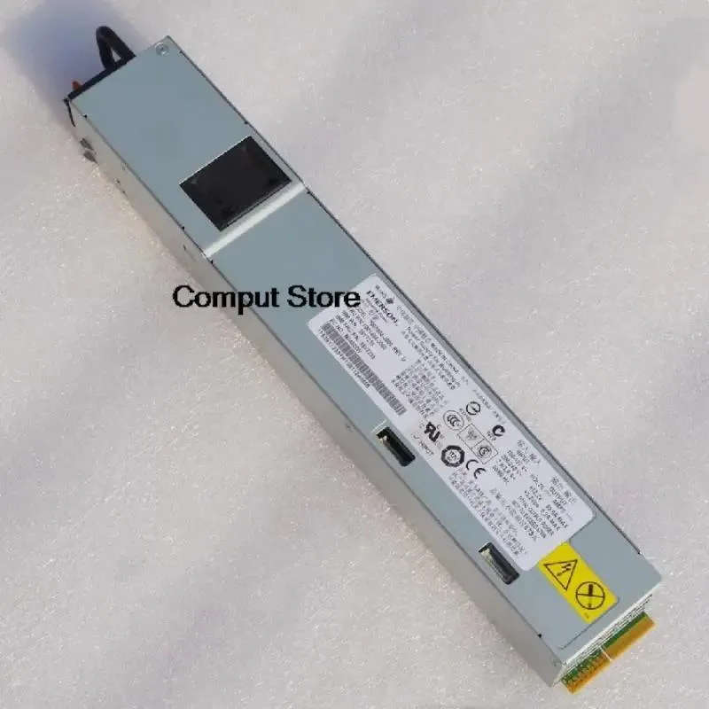 Rectangular silver ATX power supply unit with ventilation grille