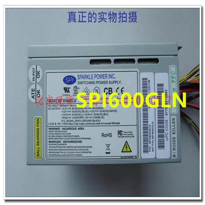 KHACHIMO KHACHIMO 600W ATX Power Supply 80 PLUS Gold For SPI600GLN — product photo