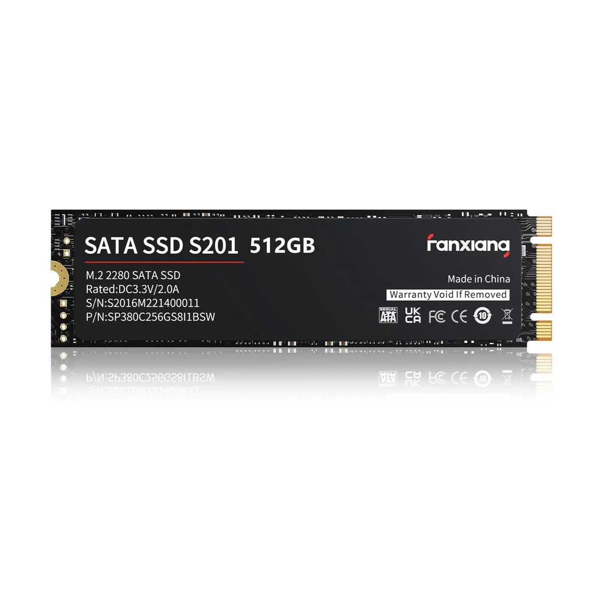 FANXIANG FANXIANG S201 512GB M.2 2280 SATA internal SSD — 제품 사진