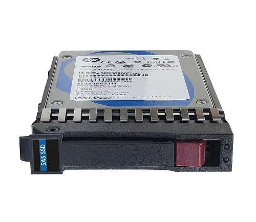 HP 400GB SAS 2.5-inch internal SSD, silver metal casing