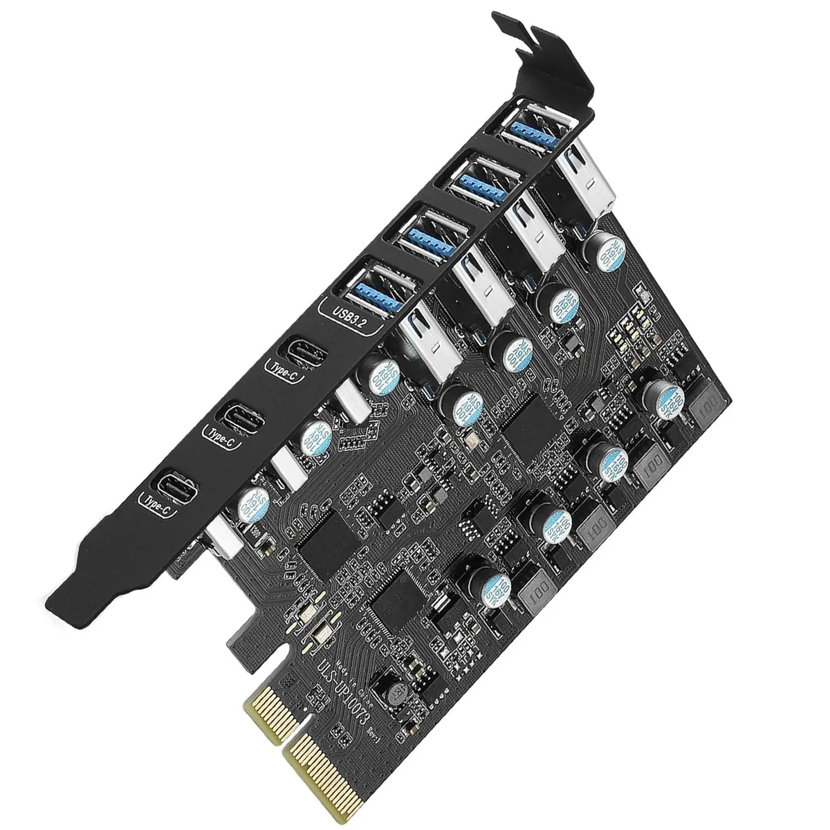 ESTONE ESTONE PCIE24A3C3.2 PCIe USB 3.2 Gen 2 7-Port Card (3C/4A) — תמונת המוצר