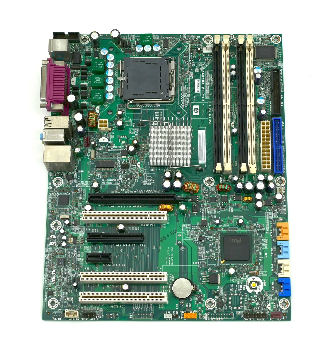 HP HP XW4300 Workstation Motherboard 383595-002 416047-001 — product photo