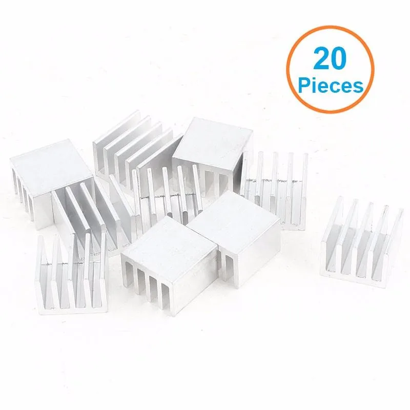 EN-Labs EN-Labs Aluminium Heatsink 14x14x10mm 20pcs DIY Cooling — product photo