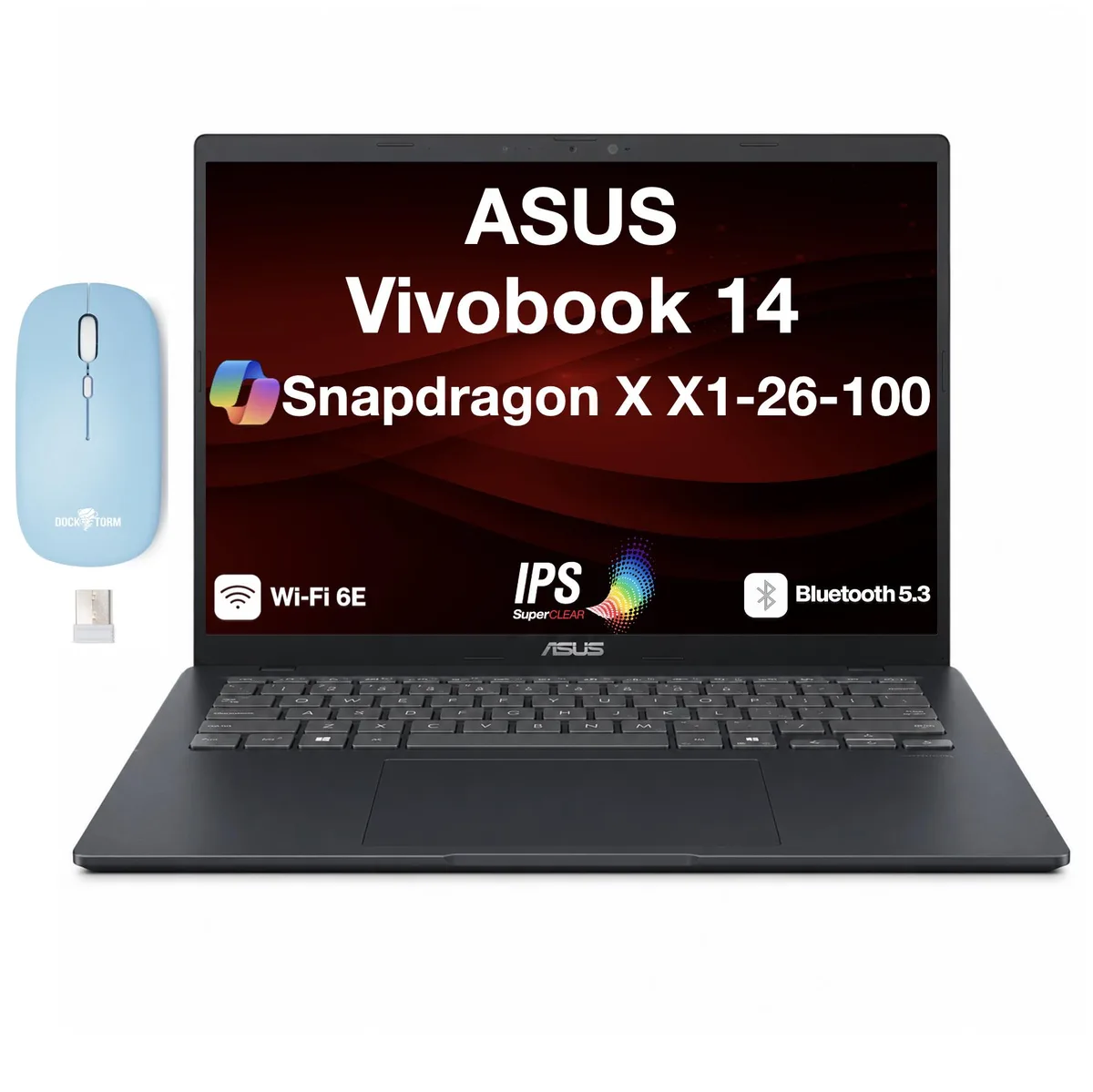 ASUS ASUS Vivobook 14 X1407QA Snapdragon X 16GB 2TB laptop — product photo