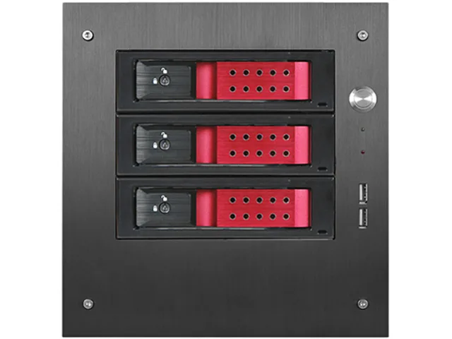 iStarUSA Inc. iStarUSA Inc. S-35-3DE1RD server chassis 3×3.5″ hot-swap trayless mini-ITX tower — termékfotó