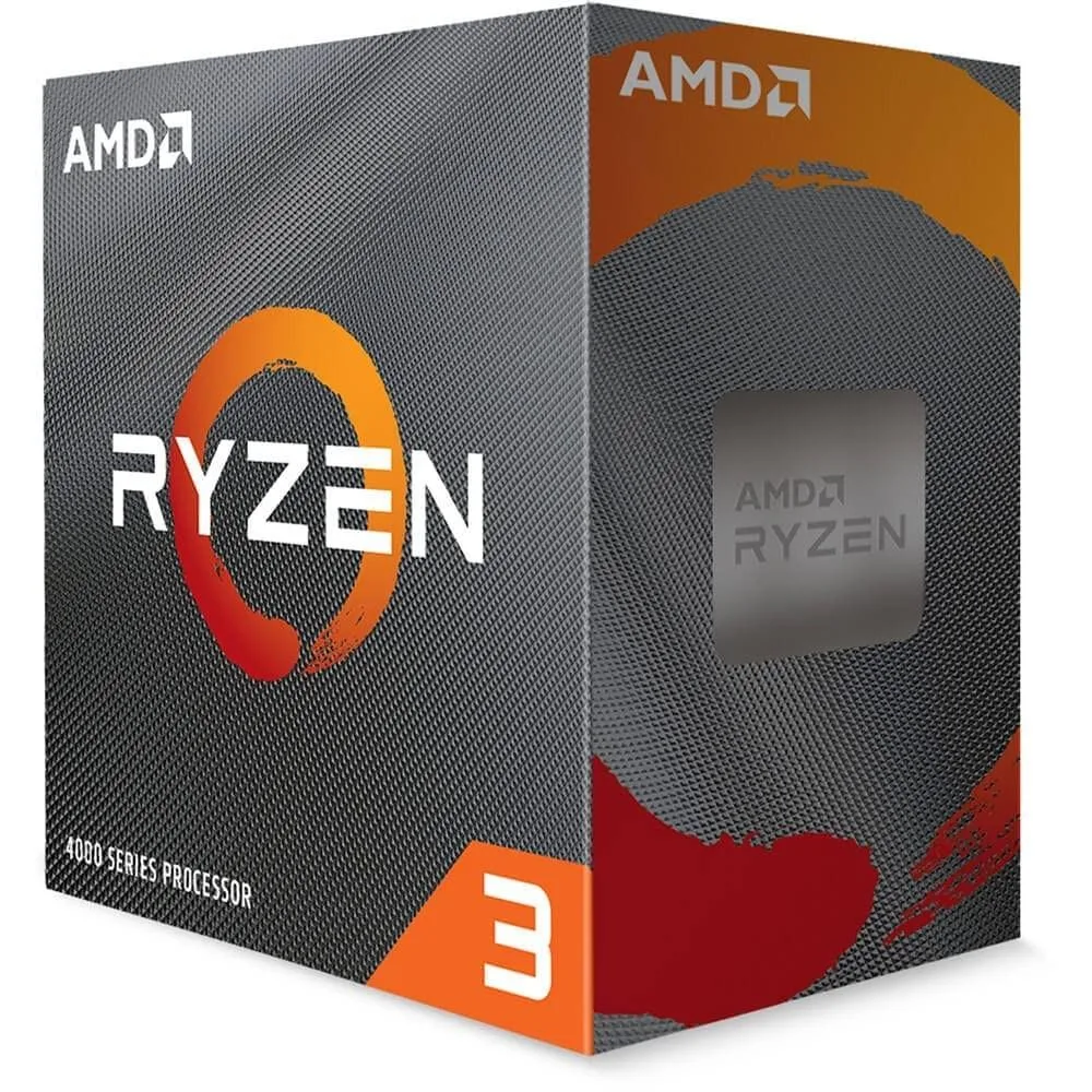 AMD AMD Ryzen 3 4100 desktop processor with Wraith Stealth cooler — photo du produit