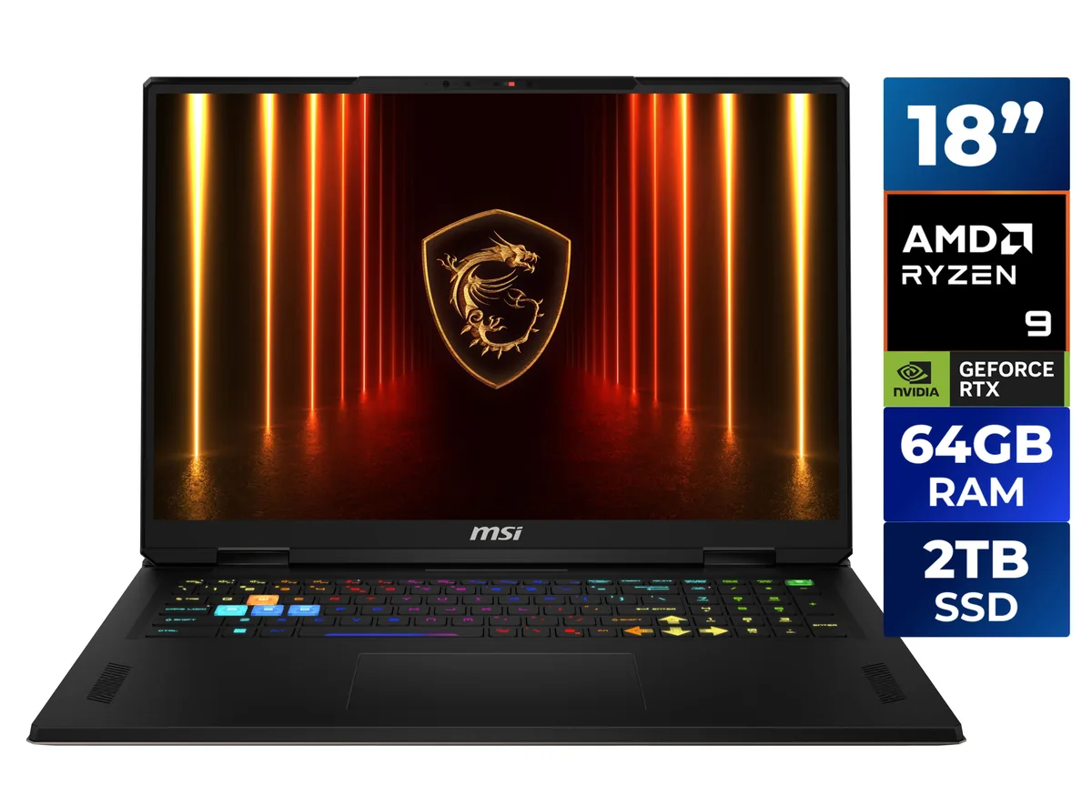 MSI MSI Vector A18 HX A9WIG-076US gaming laptop — 商品写真