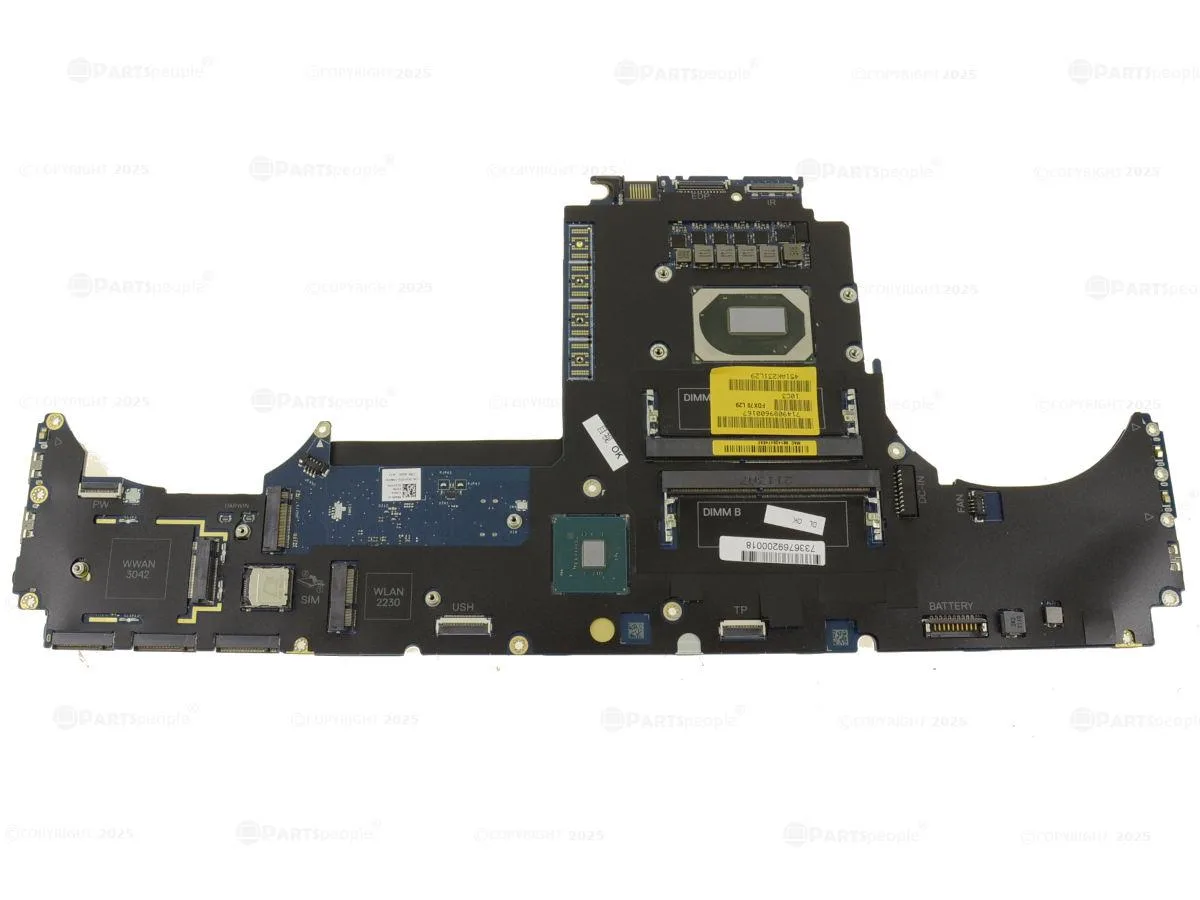 DELL DELL Precision 7750 Motherboard Core i7-10875H 2.30GHz GHYP6 — photo du produit