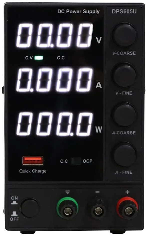 Rectangular benchtop unit with aluminium alloy case, four digit LED display and USB port