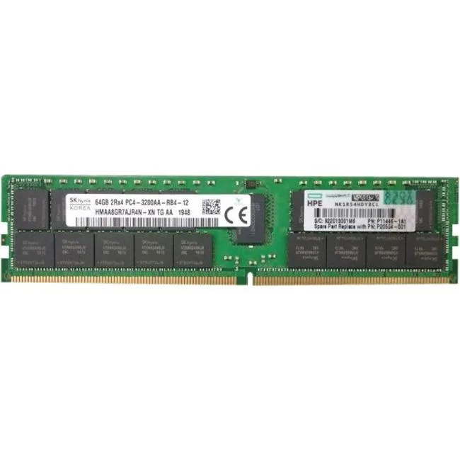 HPE HPE P20504-001 SmartMemory 64GB DDR4 3200MHz ECC Registered DIMM server RAM — 제품 사진