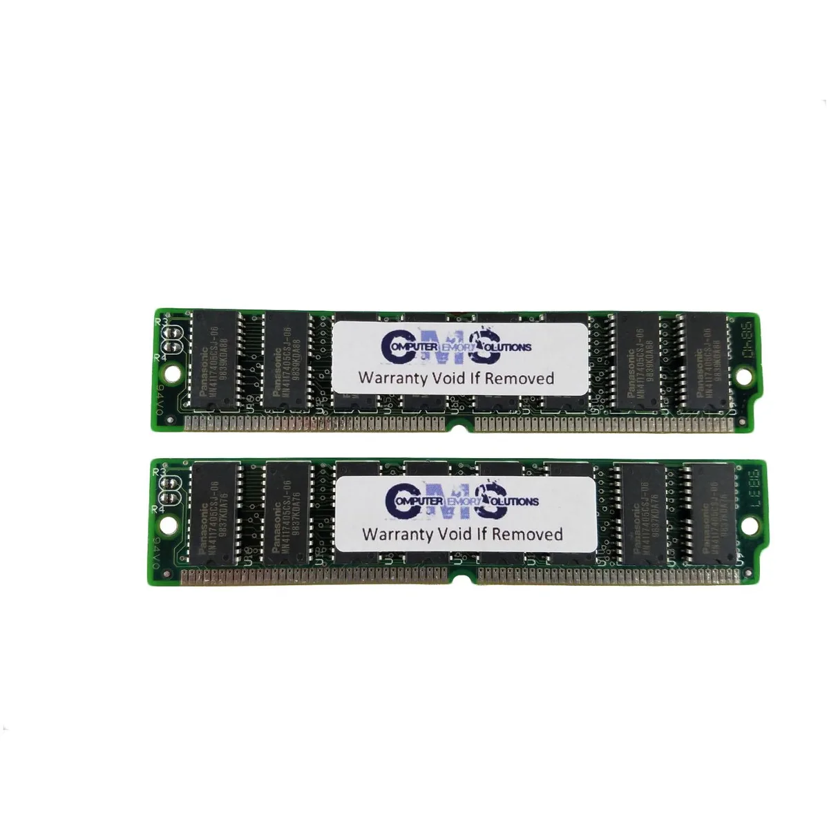 Computer Memory Solutions Computer Memory Solutions CM3264EDOSIMM 64MB (2×32MB) EDO 60ns 72-Pin SIMM Kit — снимка на продукта