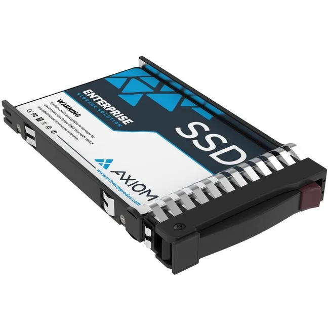 2.5 inch silver enterprise SSD with label