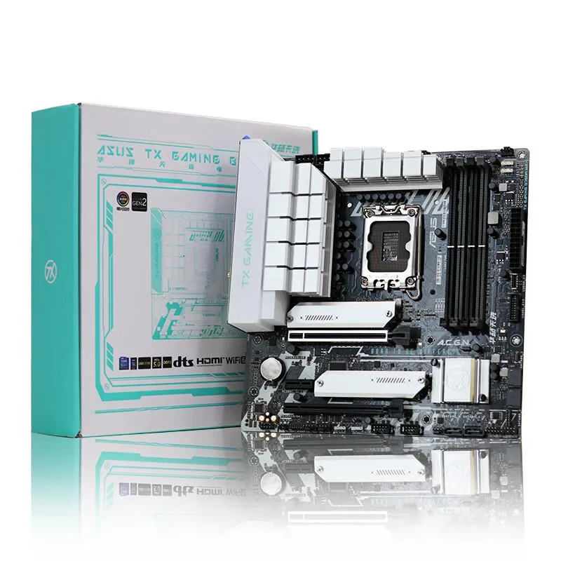ASUS ASUS TX GAMING B760M WIFI LGA 1700 DDR5 128GB Micro ATX Intel Motherboard — product photo