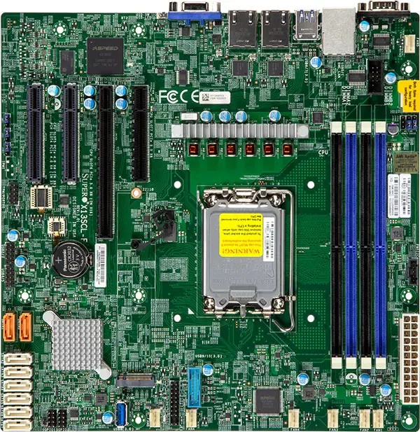 Supermicro Supermicro MBD-X13SCL-F-O LGA 1700 mATX server motherboard — صورة المنتج
