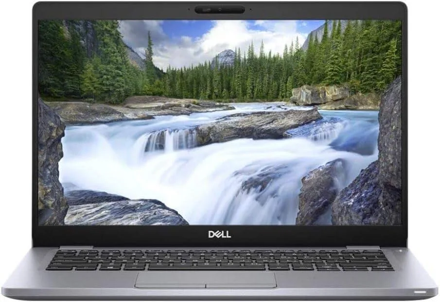 Silver Dell Latitude 5310 13.3 inch laptop closed lid webcam visible