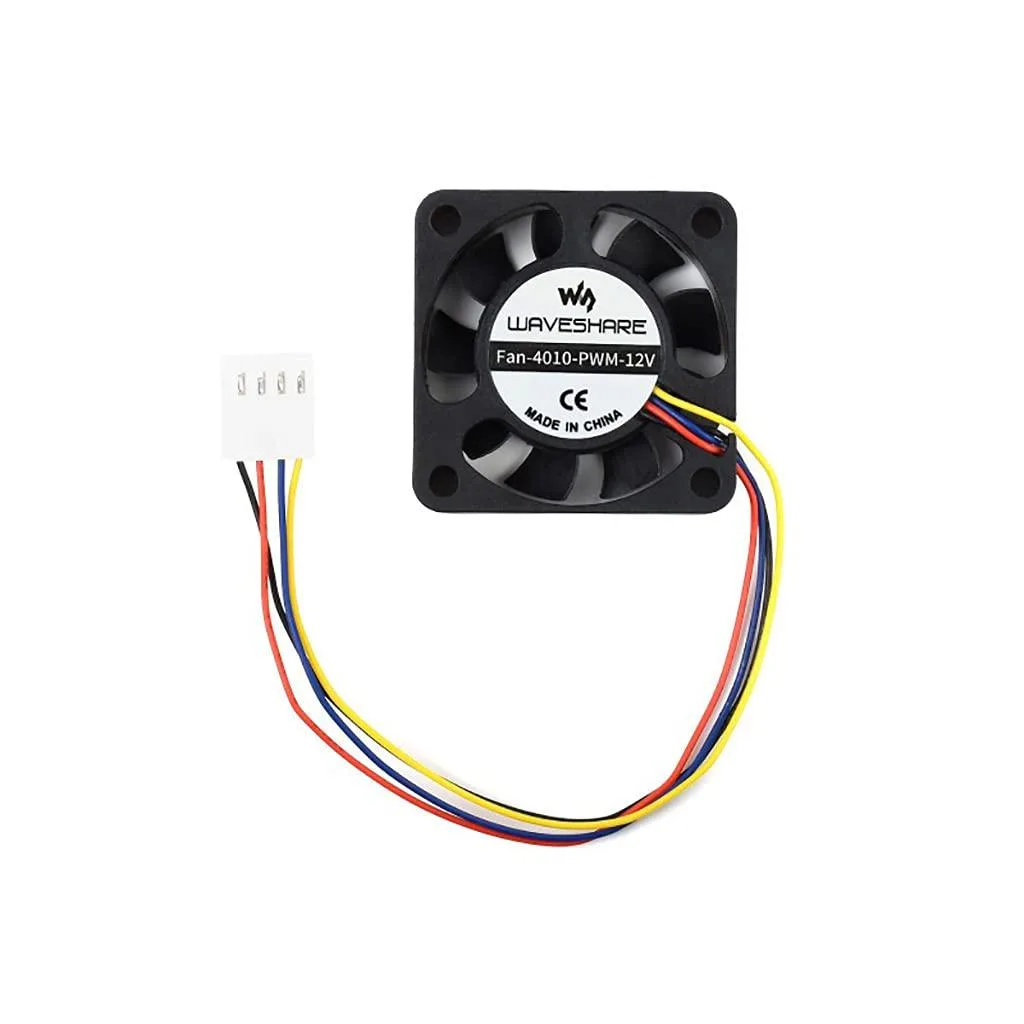 LORDWORLD LORDWORLD 12V PWM Cooling Fan 40×40×10mm 5000RPM for CM4 IO Board — ภาพสินค้า