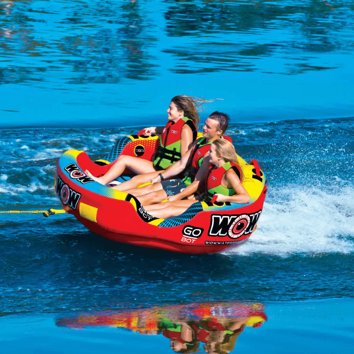 WOW Watersports WOW Watersports Go Bot 3 Person Towable Water Tube — 商品写真