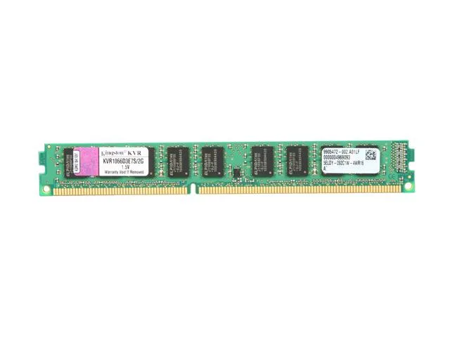 Kingston Technology Corp. Kingston Technology Corp. KVR1066D3E7S/2G 2GB DDR3 1066 ECC server RAM — Produktfoto