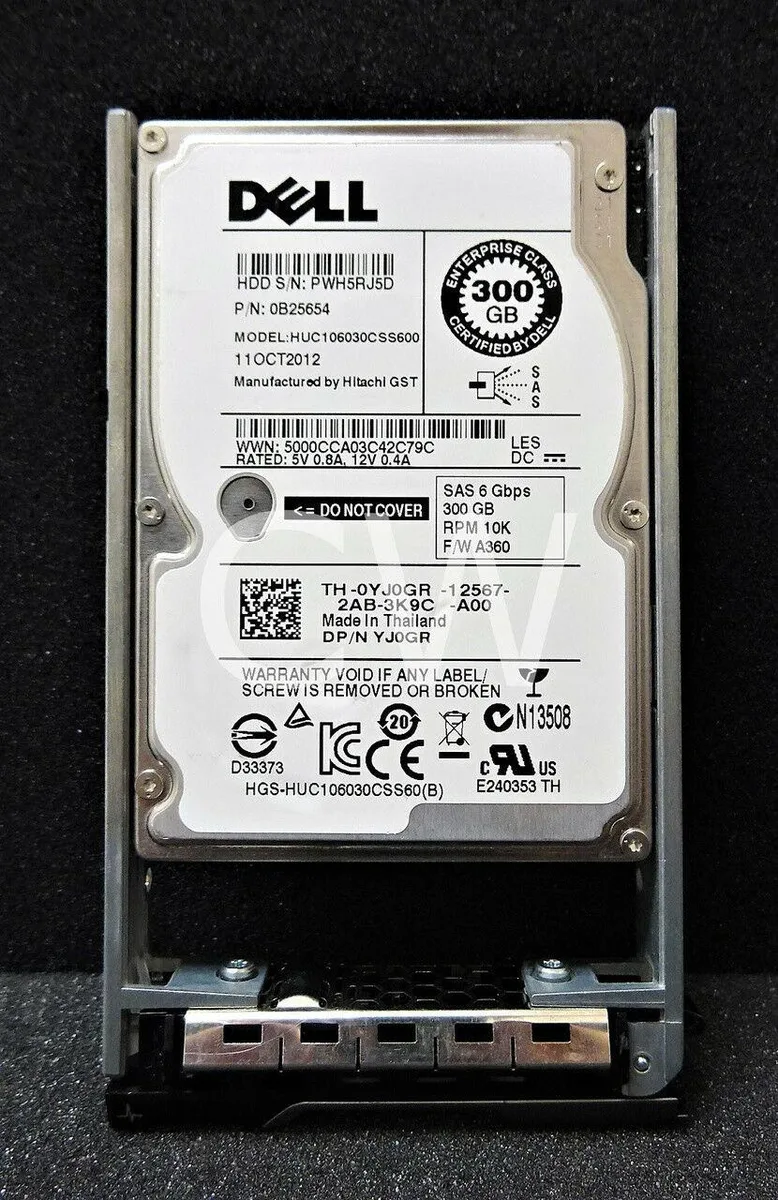 DELL DELL HUC106030CSS60 300GB 10000RPM 2.5in SAS internal hard drive — 제품 사진