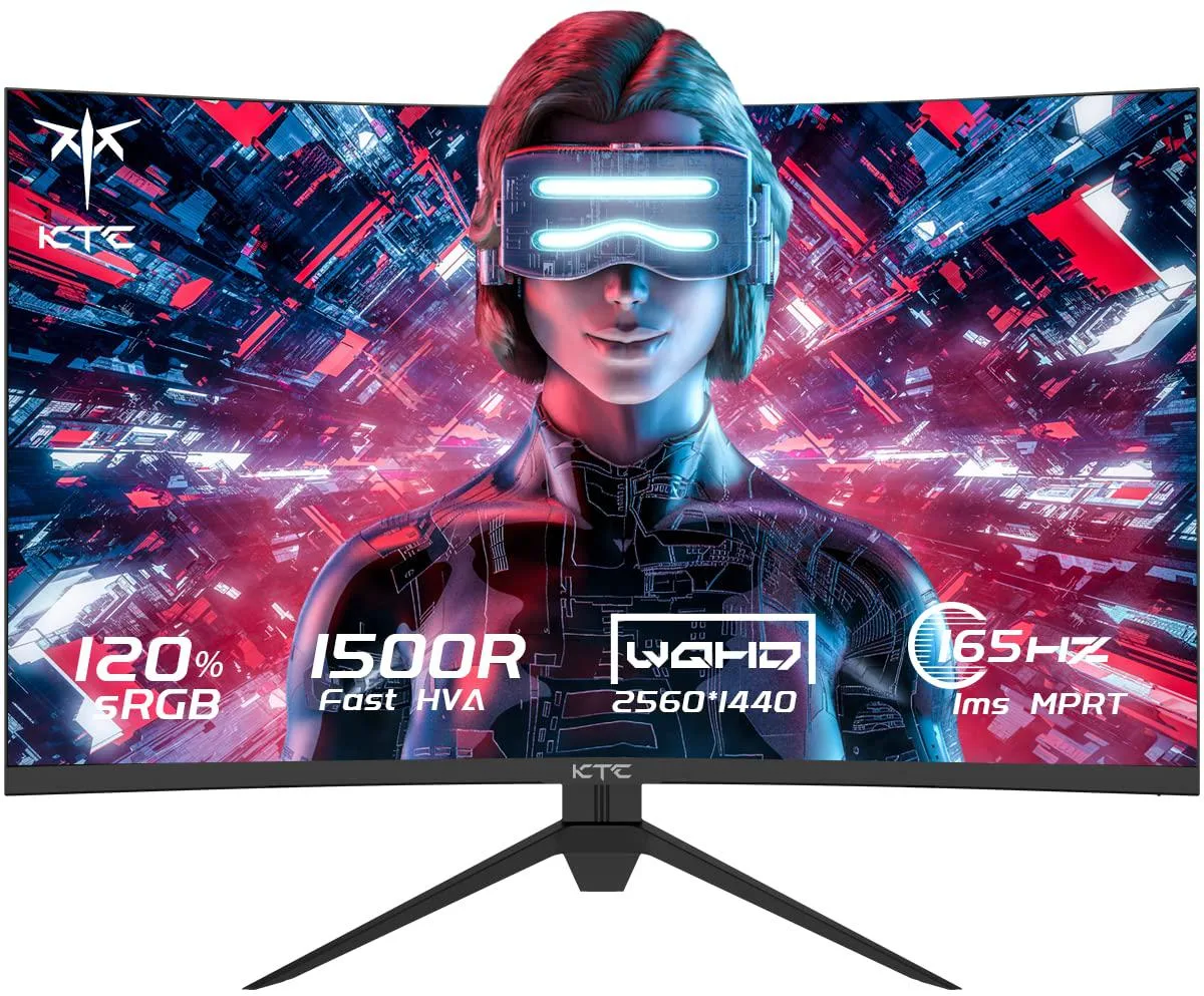 KTC KTC H27S17 27" 1440p 165Hz curved gaming monitor — fotografia produktu
