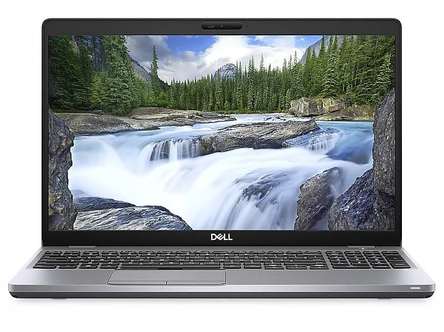 Silver Dell Latitude 5510 15.6 inch business laptop closed view