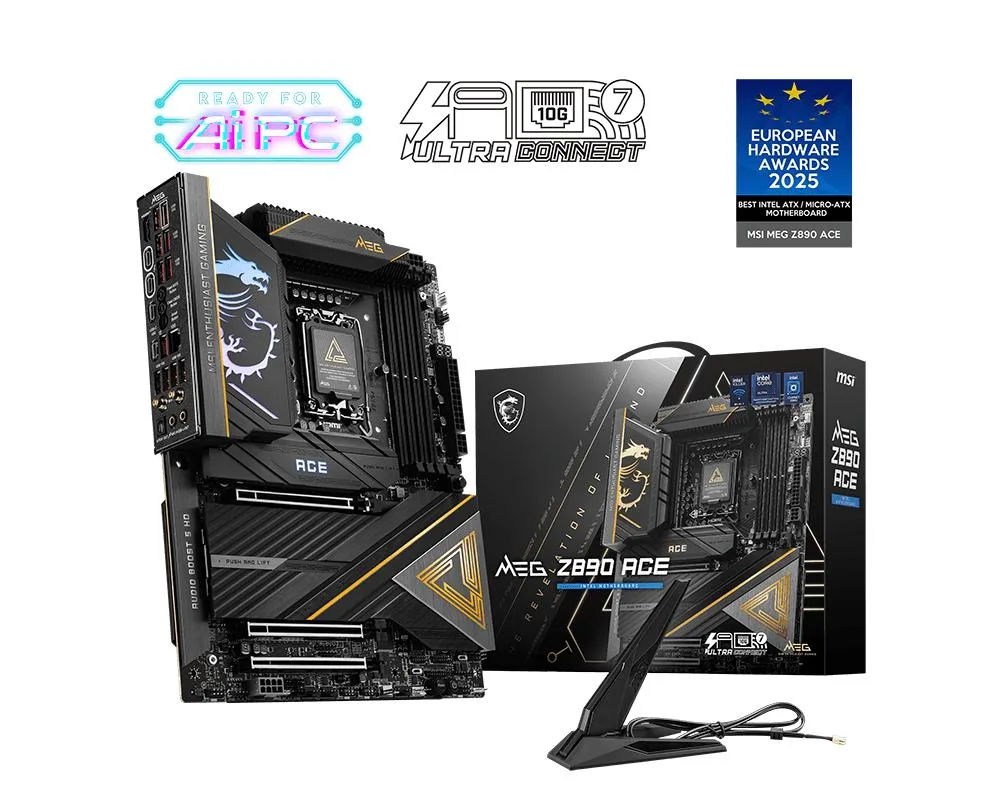 MSI MSI MEG Z890 ACE WIFI7 War God Intel motherboard — product photo