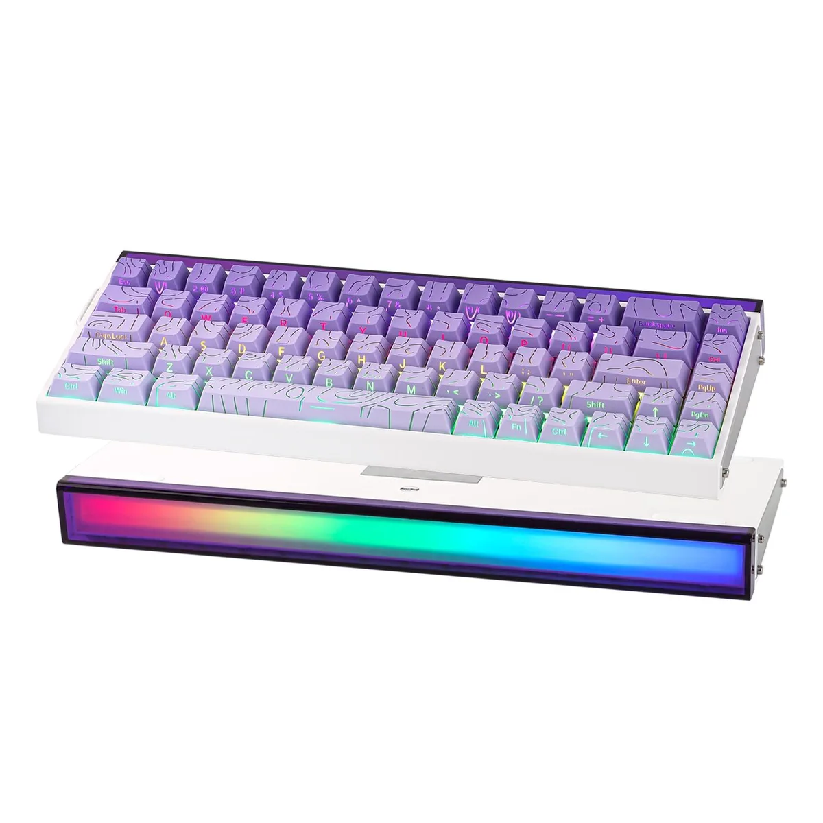 Epomaker Epomaker Aula Hero 68 HE Wired Magnetic Gaming Keyboard Purple — product photo