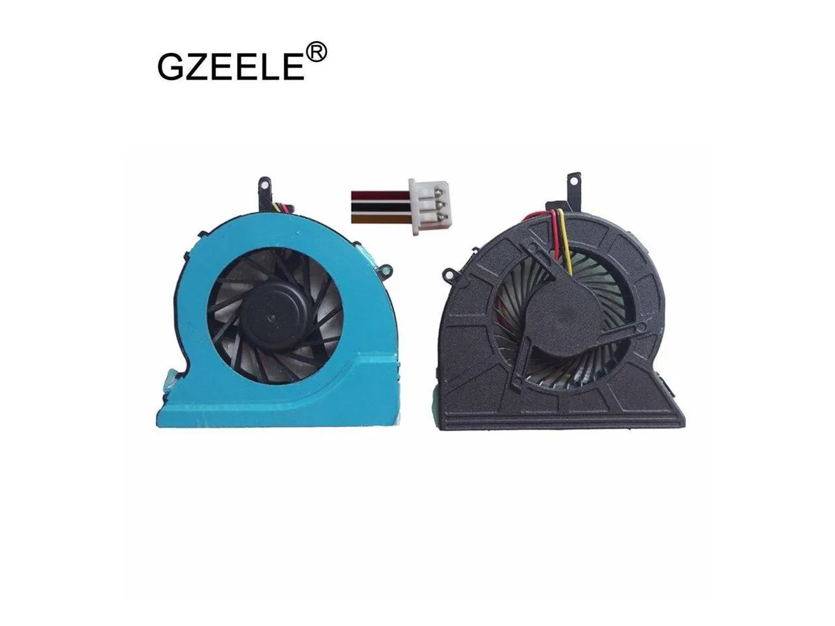 New CPU cooling fan for Toshiba laptops, black plastic housing with three-wire connector