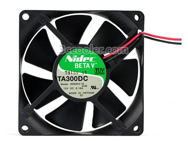 Zyvpee Zyvpee M35254-16 80mm 12V .19A 2-pin ball bearing case fan — product photo