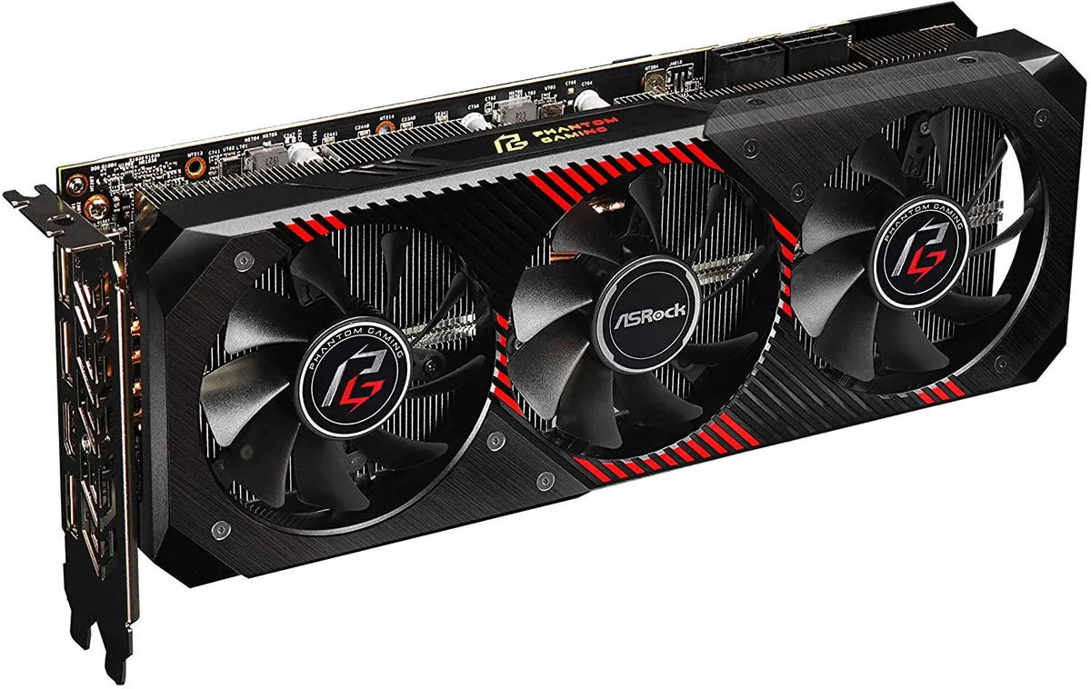 ASRock ASRock Radeon 5700 XT Phantom 8GB GDDR6 graphics card — photo du produit