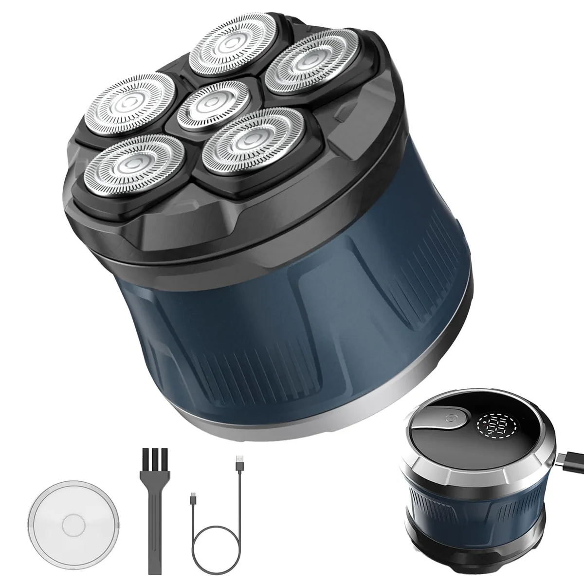 ROVXIEL QC0159 6D Rotary Head Shaver 120min 1200mAh IPX6 — product photo