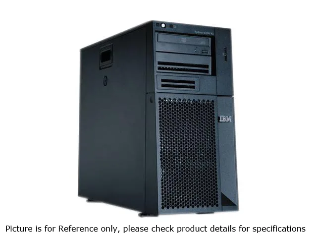 IBM x3200 M3 tower server in black finish with front DVD drive