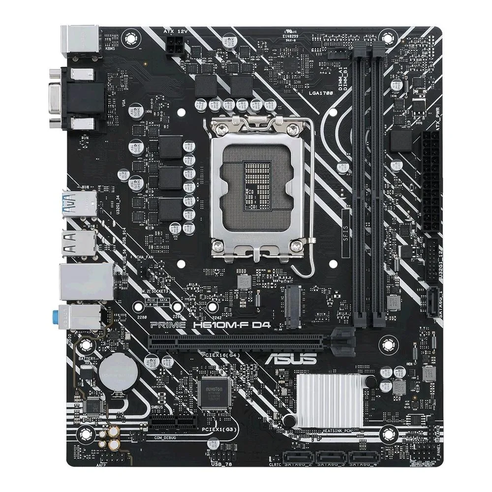 ASUS ASUS PRIME H610M-F D4 Intel motherboard — photo du produit