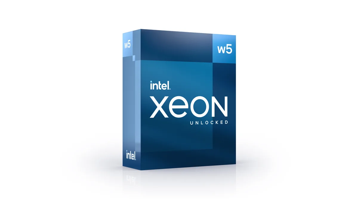 Intel Xeon W5-2465X 16-core server CPU in LGA 4677 socket package