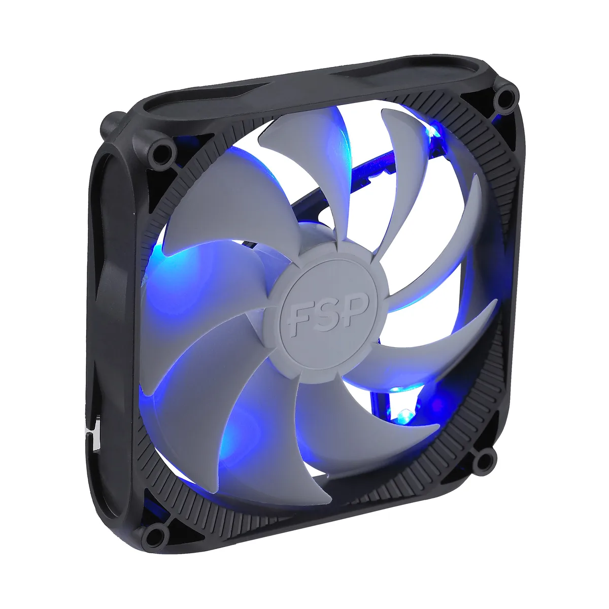 FSP FSP CF12S11 120 mm Case Fan Blue LED 1000 RPM 20 dBA 39.4 CFM — foto produk