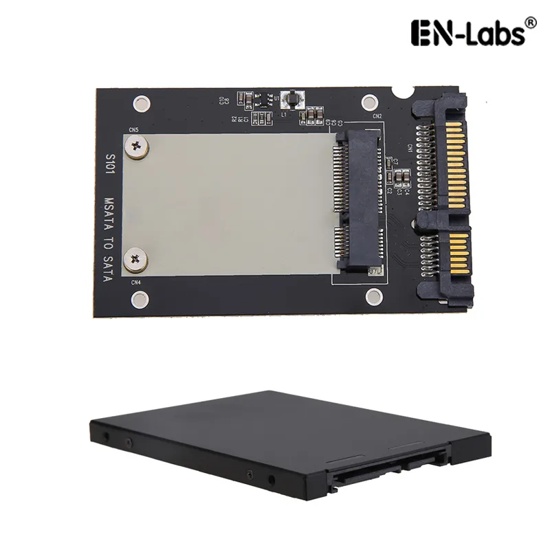 EN-Labs EN-Labs mSATA to 2.5" SATA Adapter 7mm Enclosure — ภาพสินค้า