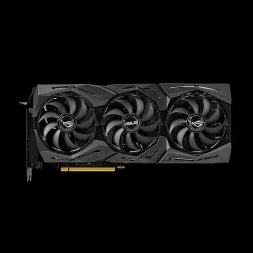 ASUS GeForce RTX 2080 Ti ROG STRIX triple-fan graphics card in dark gunmetal finish
