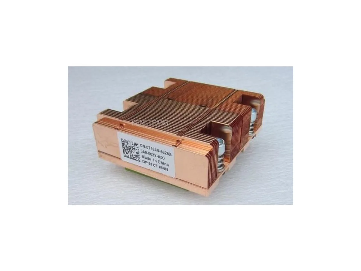 Solid copper CPU heatsink for M910 server, blade fin design