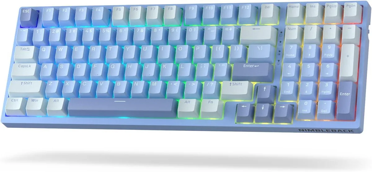 LTC LTC Nimbleback NB981 95% Wireless Mechanical Gaming Keyboard 98 Keys — product photo