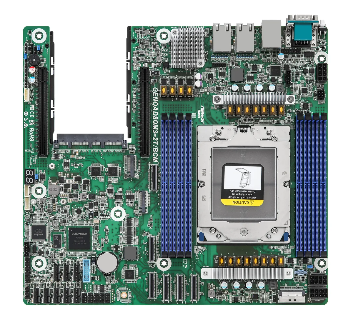 ASRock Rack ASRock Rack GENOAD8QM3-2T/BCM server motherboard — 商品写真