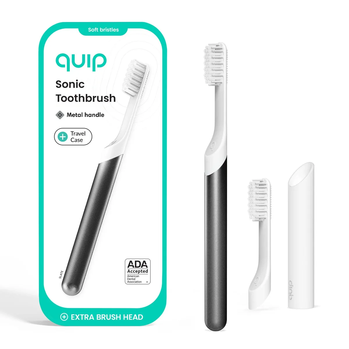  Waterpik Quip Sonic Toothbrush Adult Metal Slate — product photo