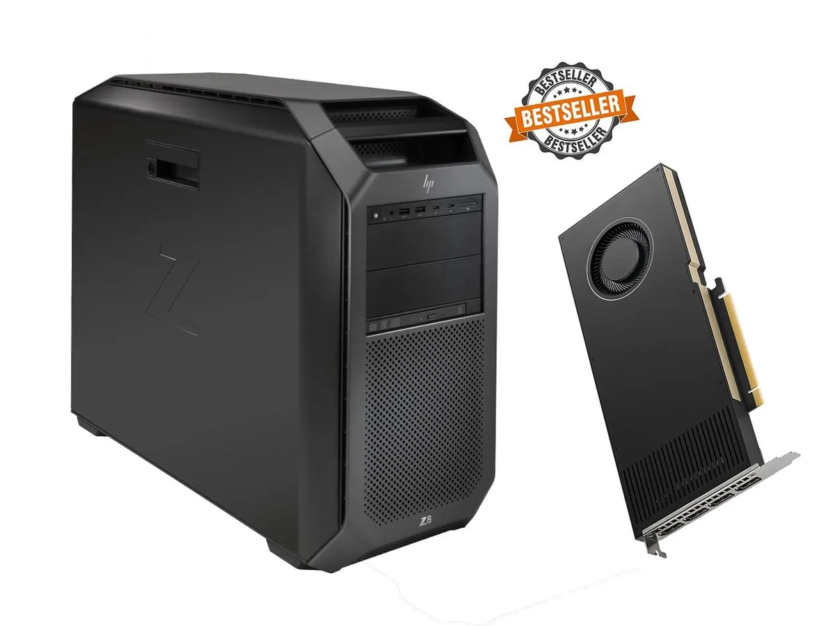 HP HP Z8 G4 Workstation 2x Xeon Gold 6148 20-Core 2.4GHz 16GB DDR4 2TB NVMe RTX A4000 Tower — 商品写真